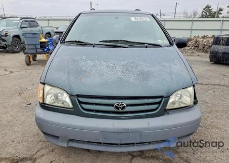 2002 Toyota Sienna Ce from USA, damaged, VIN 4T3ZF19CX2U435230